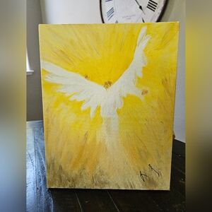 Angel Canvas Art With Sunlight